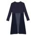 ZEDWELL Maxi Cardigan Feminino Ankle Length Sweater Coat Women Knitted Long Sleeve Korean Vintage Black Oversized Sweaters Dress