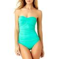 Anne Cole Women's Twist Shirred Bandeau One Piece