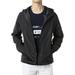 LELINTA Men's Outdoor Lightweight Jacket Windbreaker Packable Jacket Waterproof Rain Jacket Warm Outerwear Drawstring Hooded Zip-Up Sport Windbreake