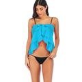 SAYFUT Womens Sarong Ruffle Pareo Canga Swimsuit Wrap Chiffon Beach Bikini Cover up Soild Color Swimwear Wrap