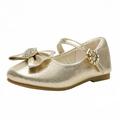 Dream Pairs Kids Toddlers Girls Fashion Mary Jane Flats Shoes Casual Princess Dress Shoes Angel-22 GOLD Size 10