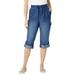 Woman Within Women's Plus Size Convertible Length Cargo Capri Pant