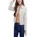 Short Denim Jacket for Women,Candy-colored Jacket,Fashion Women's Basic Button Down Denim Jacket