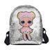 Emmababy Mini Reversible Sequins Backpack Sparkly Rainbow For Women Girls