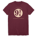 WARNER BROS. Maroon Men's Harry Potter Hogwarts Express Short Sleeve Graphic T-Shirt size X-Large