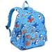 (50% Off)Kids 12 Inch Backpack for Boys and Girls, Perfect Size for Preschool, Kindergarten and Elementary School, Foldable Labor-Saving Bearing Student Backpack with Shark Patterns, Sky Blue