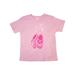 Inktastic Ballet Shoes, Ballet Slippers, Ballet Dance - Pink Toddler Short Sleeve T-Shirt Female