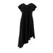 Isaac Mizrahi Petite Pebble Knit Dress Asymmetric Women's A308007