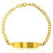 14K Yellow Gold Cuban 080 6" ID Bracelet