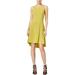 Rachel Roy Womens Back-Cutout Shirt Dress