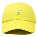 DALIX Daisy Flower Hat Womens Floral Baseball Cap in Minion Yellow