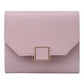 Winnereco Women Wallet Leather Card Holder Money Bag Short Coin Purse Clutch (Purple)