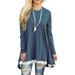 Womens Plus Size Short Sleeve Shirts Lace Splicing Tunic Tops Cute Casual Swing Layered Blouses Shirts for Women