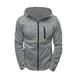 Cocloth Men's Fashion Hooded Sweatshirts Zipper Cardigan Outdoor Transport Hoodies Long Sleeve Autumn Winter Sweatshirt