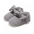 Left Wind Autumn Baby Girl Anti-Slip Casual Walking Shoes Bow Sneakers