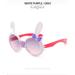 Children Sunglasses Girls Boys Cute Anti-UV Rabbit Ear Sunglasses Outdoor Beach Protective Sunglasses