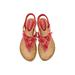 LUXUR Womens Flip Flops Yoga Sling Rhinestones Flat Sandals Comfort Shoes