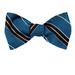 Men's Blue and Navy Silk Self Tie Bowtie Tie Yourself Bow Ties