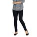 Lands' End Women's Elastic Waist Pull On Skinny Legging Twill Jeans Black NEW 502140