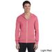 Bella Unisex Triblend Lightweight Full-zip Hoodie Red XL