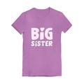 Tstars Girls Big Sister Shirt Lovely Best Sister Cute B Day Gifts for Sister Big Sister Elder Sibling Gift Idea for Cute Graphic Tee Funny Sis Girls Fitted Birthday Kids T Shirt