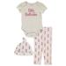 Rene Rofe Baby Girls' 3-Piece Leggings Set Outfit (Newborn)