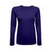 WOMENS LONG SLEEVE T SHIRT WITH SUPER-SOFT STRETCH FABRIC