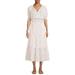 theGet Women's Tiered Peasant Maxi Dress