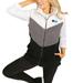 Big Ten Women's Retro Block Popcorn Fleece Full-Zip Vest - Black
