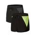 Avamo Mens Pack Athletic Running Shorts Quick Dry Short Pants Briefs Liner Marathon Short Swim Trunks with Back Zip Pocket