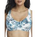 La Blanca Womens Tranquility Palm Bralette Bikini Top D-DD Cups Style-LB1VC79X Swimsuit