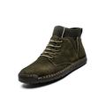 Avamo Mens Round Toe Walking Sports Lace up Outdoor High Top Ankle Casual Boots Shoes