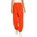 Avamo Women's Plus Size Jogger Sweatpants Full Length French Terry Lightweight lounge pants charcoal Orange M