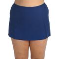 Maxine of Hollywood Womens Plus Size Solids Skirted Bikini Bottom Style-MW6NK56 Swimsuit