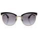 Miu Miu MU 54Q 1AB-3E2 - Black Gold/Grey Gradient by Miu Miu for Women - 56-18-145 mm Sunglasses