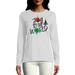 Hanes Long Sleeve Crewneck Christmas T-Shirt