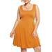 UKAP Womens Slim Beach Dresses Plus Size Elegant Cocktail Mini A Line Dress Ladies Summer Tank Dress Backless Sexy Sundress