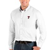 Texas Tech Red Raiders Antigua Big & Tall Dynasty Button-Down Long Sleeve Shirt - White