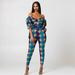 Women Casual Jumpsuit Off the Shoulder Short Sleeves Self-tie Bandage Side Pockets Zipper Long Trousers Playsuit Rompers