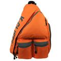 k-cliffs reflective sling backpack/body bag messenger/bag daypack/school student book bag with safety, bright, stripe orange