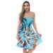 Riviera Sun Summer Dresses Short Dress Sundresses for Women 21612 (Small, Navy / Blue / Grey Dress)