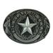 Cowboy Belt Buckle Fashion Star Pattern Western Belt Buckle Metal Belt Buckle