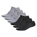 adidas Men s Superlite Low Cut Socks with arch compression 6 Pair Onix Clear Onix Space Dye Black Black Night Grey S Large Shoe Size 6 12