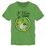DC Comics Green Arrow Men's Green T-Shirt Tee Shirt