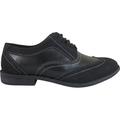 Rocus Eddie Men's Black Wingtip Oxford Casual Shoes
