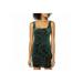 JUMP Womens Green Printed Sleeveless Square Neck Mini Body Con Dress Size M
