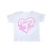 Inktastic I Love My Big Bro in Pink Chalk Heart Toddler Short Sleeve T-Shirt Unisex