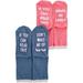 Carter's Baby Girls' 2-Pack Slogan Socks