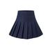 Luethbiezx Women's Girls High Waisted Pleated Skater Tennis School Skirt Uniform Skirts with Lining Shorts