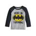 DC Comics Toddler Jumping Beans Batman Raglan Long Sleeve T-Shirt Hero Training